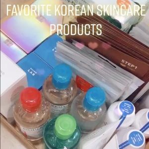 Korean skincare and makeup products